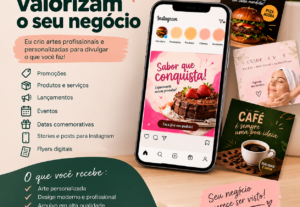 Eu vou criar artes profissionais para seu negócio