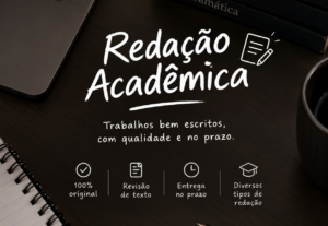 Eu vou Faço sua redação do jeito que você precisa