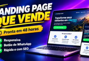 Eu vou criar sua landing page que vende, pronta em 48 horas