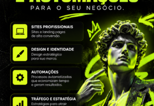 Eu vou criar site, design ou automação para o seu negócio