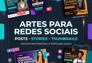 Eu vou criar thumbnails chamativas para seus vídeos