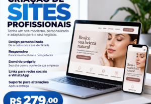 Eu vou Vou criar um site profissional e personalizado