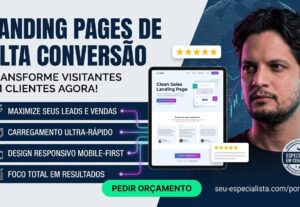Eu vou criar Landing Page de alta conversão que vende