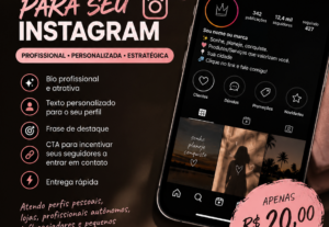 Eu vou Fazer uma bio atrativa para seu Instagram