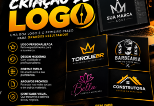Eu vou Criar uma logo profissional para sua marca