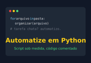 Eu vou resolver seu exercício ou script em Python