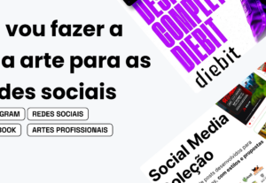 Eu vou criar posts profissionais para suas redes sociais