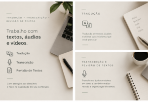 Eu vou Faço traduções e transcrições com atenção aos detalhe...