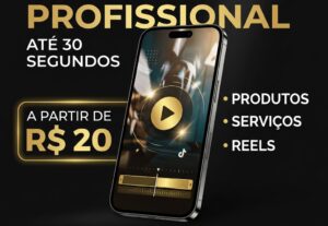 Eu vou Vou criar um vídeo profissional do seu produto/serviç...