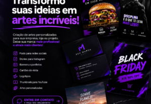 Eu vou Transformo suas ideias em artes bonitas e chamativas