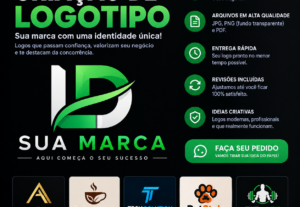Eu vou criar um logotipo profissional para o seu negócio