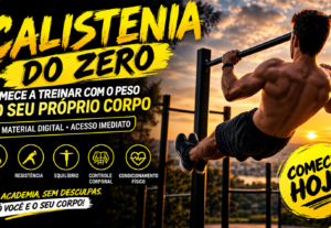 Eu vou CALISTENIA DO ZERO TREINE COM O PESO DO SEU CORPO
