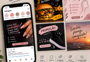Eu vou Criação de artes para redes sociais