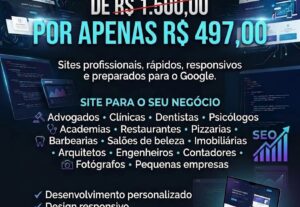 Eu vou Fazer Seu Site Profissional Em Até 7 Dias