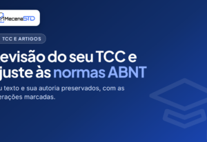 Eu vou revisar seu TCC ou artigo e ajustar às normas ABNT