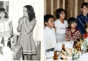 Eu vou restaurar e colorizar sua foto antiga danificada
