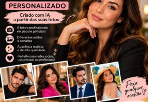 Eu vou Criar um ensaio fotográfico personalizado com IA