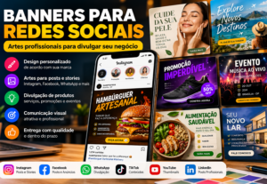 Eu vou criar banners para suas redes sociais