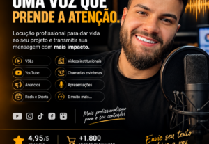 Eu vou TRANSFORME SEU TEXTO
EM UMA VOZ QUE PRENDE ATENÇÃO