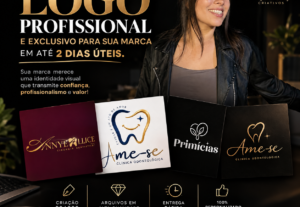 Eu vou criar um Logo profissional e exclusivo para sua marca...