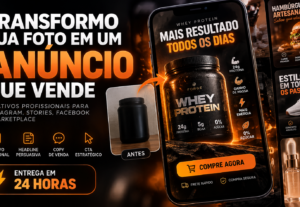 Eu vou criar um anúncio profissional que vende