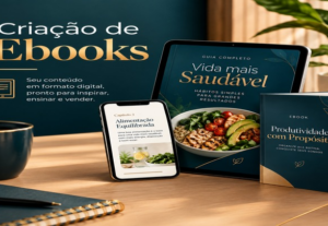 Eu vou Criação de Ebook: Conteúdo, Revisão e Capa Profission...