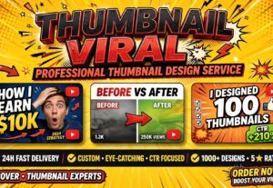 Eu vou CRIAR 3 THUMBNAILS VIRAIS NO ESTILO QUE VOCE QUISER