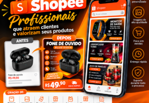 Eu vou criar banners Shopee profissionais