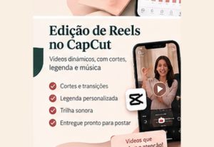 Eu vou fazer a edição de Reels com legenda
