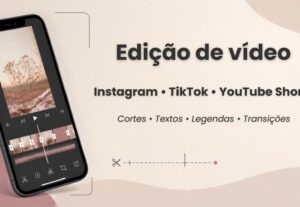 Eu vou editar seu vídeo para Instagram, TikTok e YouTube