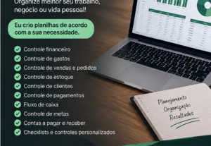Eu vou montar uma planilha profissional do zero para você