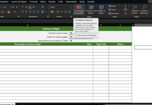 Eu vou Planilha financeira personalizada no Excel.