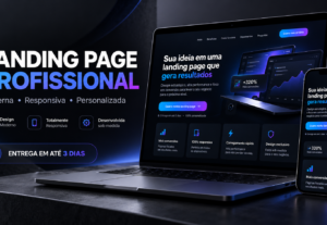 Eu vou Criar sua Landing Page Premium de alta conversão