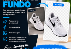 Eu vou remover o fundo das suas fotos