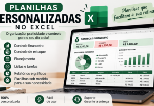 Eu vou vou criar planilhas personalizadas no Excel