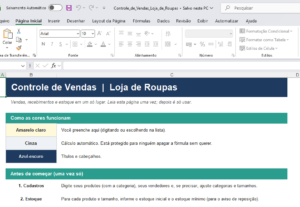 Eu vou criar sua planilha de controle de vendas no Excel.