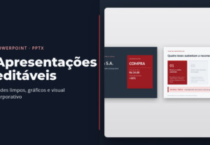 Eu vou criar apresentações editáveis em PowerPoint