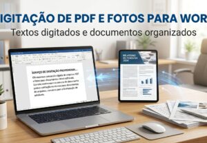Eu vou Digito textos de fotos e PDF para Word