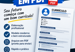 Eu vou Fazer Seu currículo em PDF
