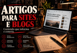 Eu vou escrever artigos para sites e blogs