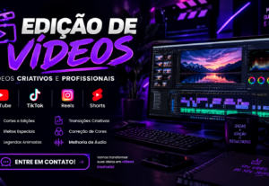 Eu vou transformar seus vídeos em conteúdos incríveis.