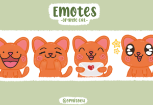 Eu vou fazer 4 emotes personalizados