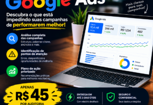 Eu vou analisar seus anúncios e recomendar melhorias
